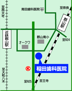 大和郡山周辺地図